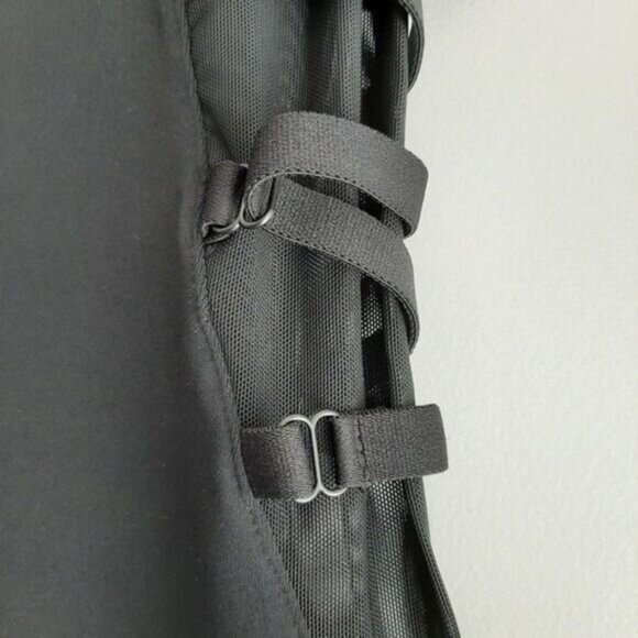 New - MOTION by COALITION Black Mesh-Side Leggings Sz S - Picture 10 of 16